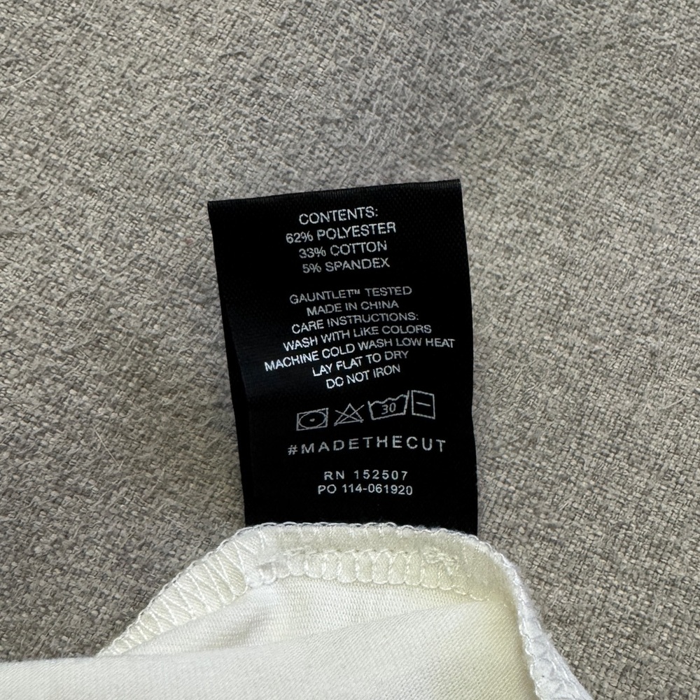 CUTS Men’s Premium White Hoodie - Picture 6 of 6